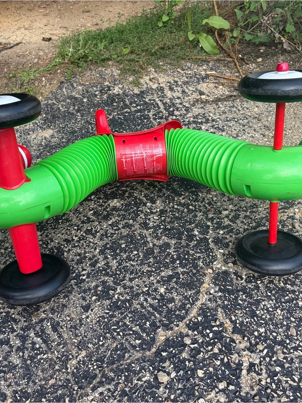 Vintage Toddler Ride-On Play Skool inch wormCar – Green and Red